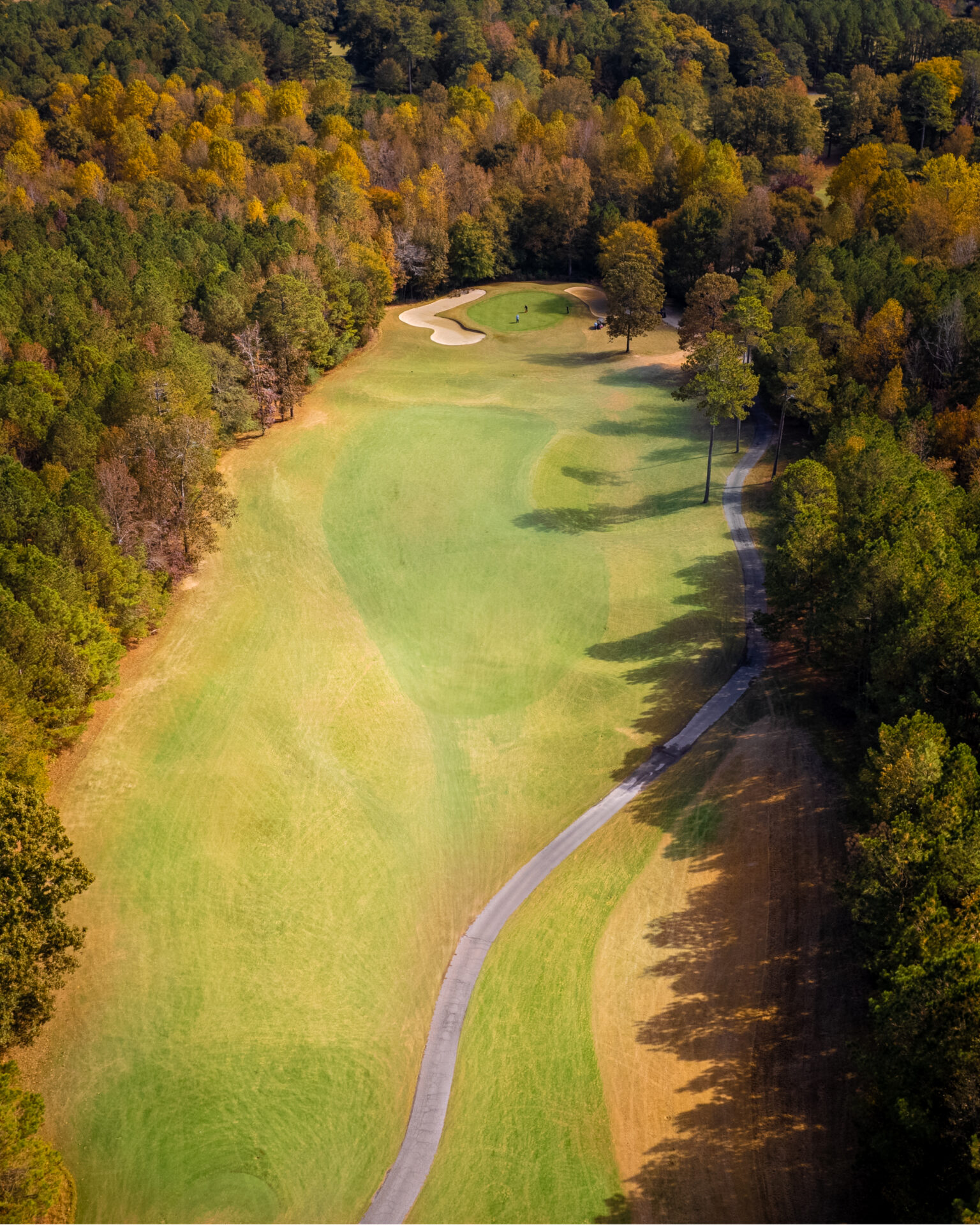 Hole #1 on The Chimneys Golf Course, Winder, Georgia