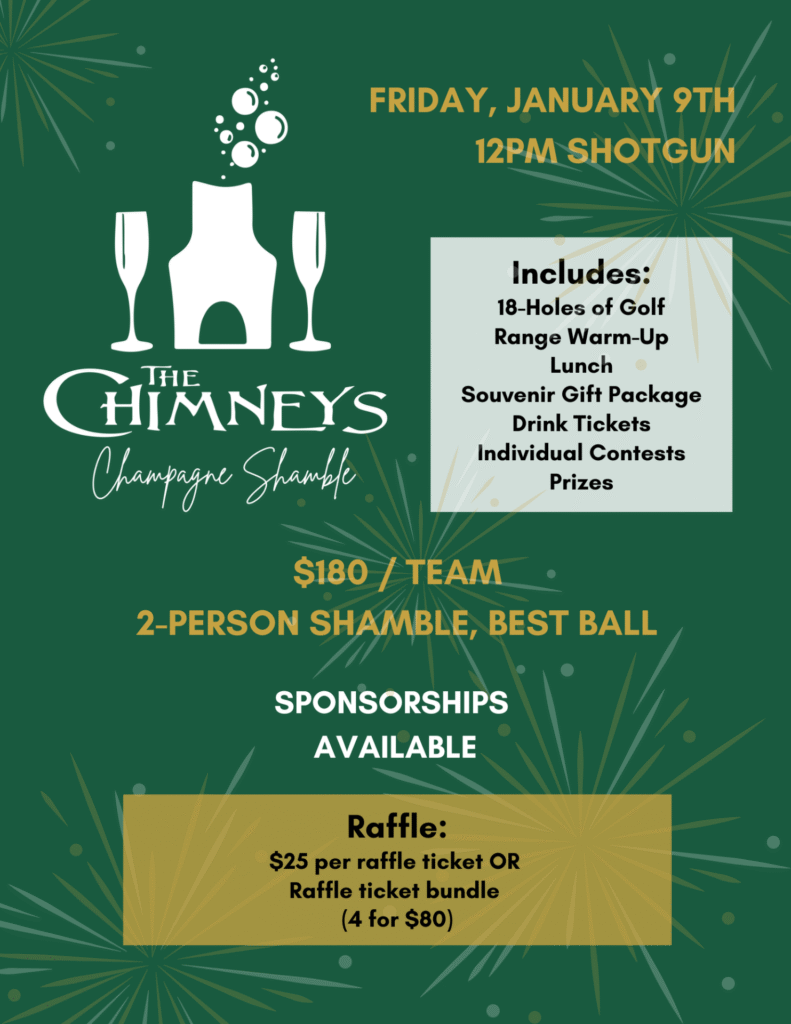 2026 Champagne Shamble Info Graphic