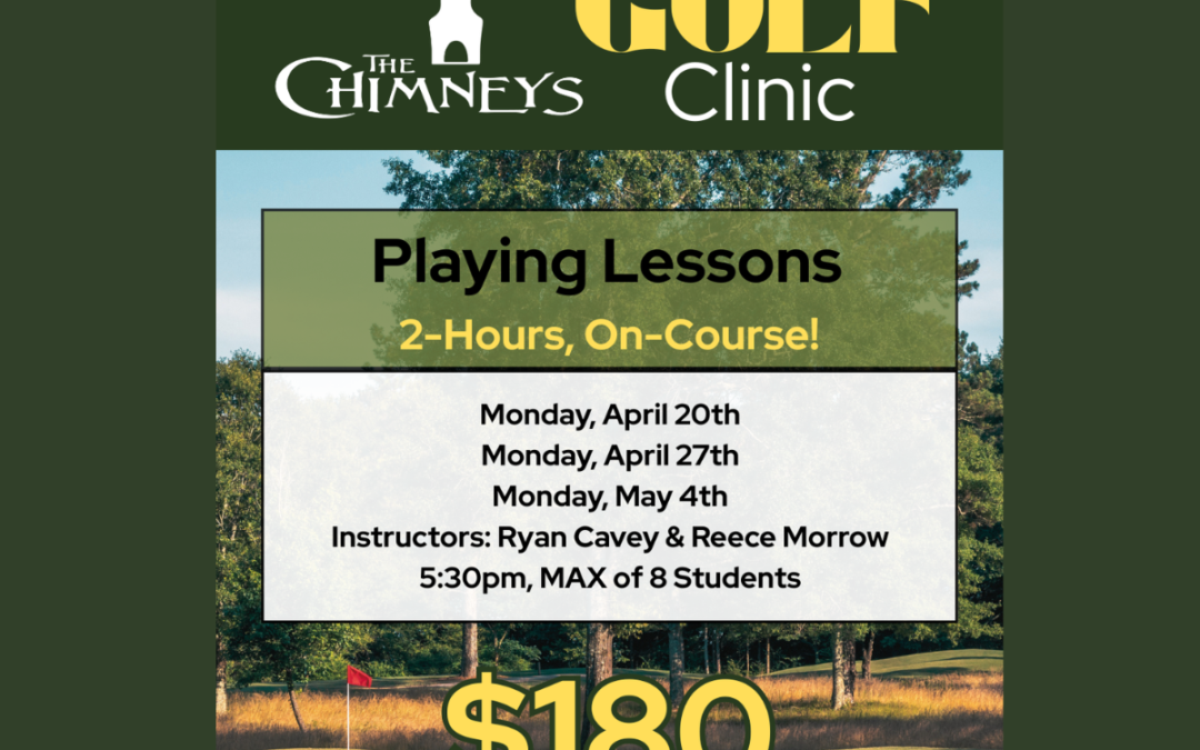Golf Clinic Series: 2-Hour On-Course Playing Lessons
